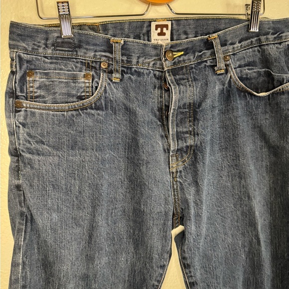 Tellason Men's Slim Tapered Selvedge Denim Jeans Made in USA. - Picture 2 of 9